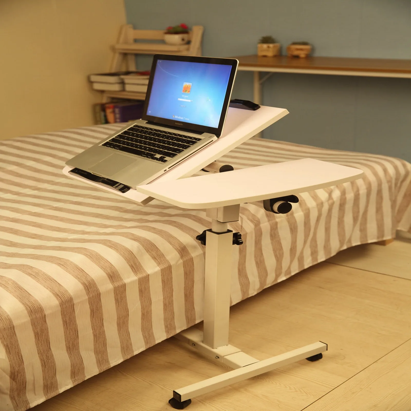 

Computer Table Portable Rotate Foldable Adjustable Laptop Desk Notebook Stand Flexible Folding Table for Bed стол для ноутбукаE3